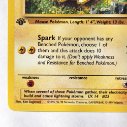 Pikachu 60/64 Pokemon TCG 1st Edition Jungle NM Vintage 1999 Card - Image 5