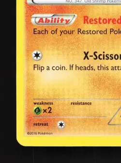 Anorith 56/114 LP Steam Siege English Pokemon Card TCG - Image 2