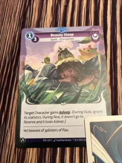 Altered TCG Single Card Yzmir Rare Unscanned Spell Beauty Sleep - Image 1