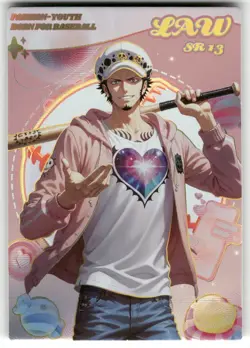 LAW BORN FOR BASEBALL SR SR-13 Stallaris One Piece Anime Collectible Card - Image 1