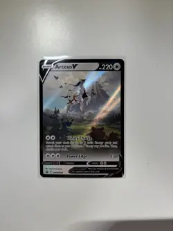 Arceus v SWSH204 Holo Pokemon TCG Promo Card Sword & Shield - Image 4