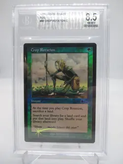 Crop Rotation - Foil Magic mtg Urza's Legacy BGS Graded 8.5 - Image 1