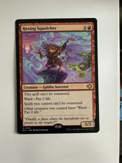 Magic The Gathering - Hexing Squelcher 0145 Lorwyn Eclipsed Regular NM MTG - Image 1