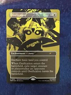 MTG Standard Showdown Foil Promo Ossification # 1 - Promo - LP - Image 1