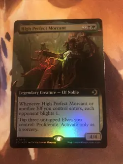 High Perfect Morcant (Extended Art FOIL) Lorwyn Eclipsed ECL #0373 MTG Magic - Image 1