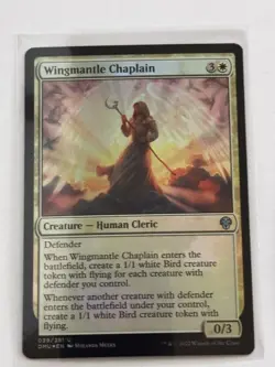 Wingmantle Chaplain Dominaria United Foil #39 - Image 1