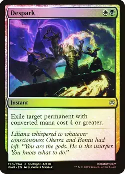 War of the Spark MTG Foil Despark Magic - Image 1