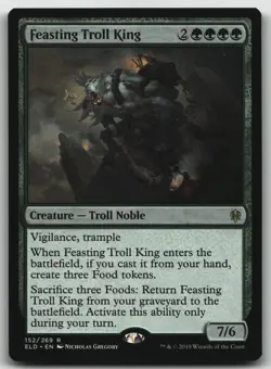 Feasting Troll King R Throne of Eldraine 152 LP - Image 1