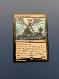 MTG Blightwing Bandit: Wilds of Eldarine Commander #13 - NM-MT+ - Image 1