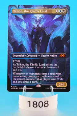 MTG Talion, the Kindly Lord (Borderless) Wilds of Eldraine Regular #301 - Image 1