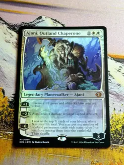 Foil - Ajani, Outland Chaperone - 4 / NM / English MTG - Image 1