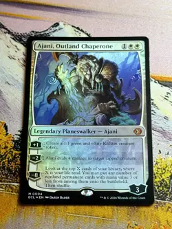 Foil - Ajani, Outland Chaperone - 4 / NM / English MTG - Image 2