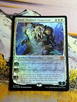 Foil - Ajani, Outland Chaperone - 4 / NM / English MTG - Image 4