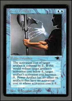 Power Artifact Magic mtg Moderate Play, English Antiquities x1 - Image 1