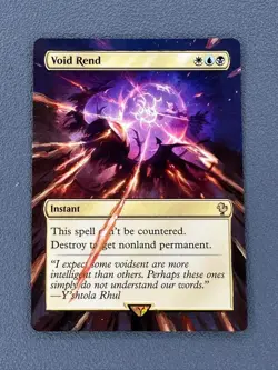 Void Rend MTG Final Fantasy Commander Hand Painted Borderless Full Altered Art v - Image 1