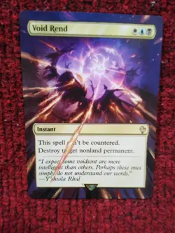 Void Rend MTG Final Fantasy Commander Hand Painted Borderless Full Altered Art v - Image 2