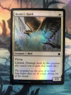 Healer’s Hawk (FOIL) x 1 - Foundations - Magic the Gathering MTG - Image 1