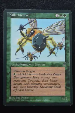 Magic The Gathering MTG KILLER BEES GERMAN Renaissance LP Lightly Played - Image 1