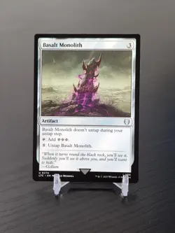 MTG Basalt Monolith Tales of Middle-earth Commander 0274 Regular Uncommon - NM - Image 1