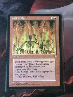 MTG Incinerate Ice Age NM - Image 1