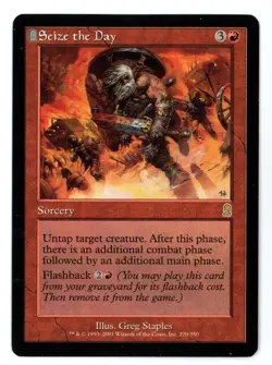 Seize the Day -- MTG (SP Quality) - Odyssey - See scans! - Image 1