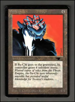 Su-Chi Magic mtg Moderate Play, English Antiquities x1 - Image 1