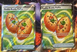 Buddy-Buddy Puffin 167/132 Mega Evolution Full Art Trainer Pokemon TCG- Lot x2 - Image 1