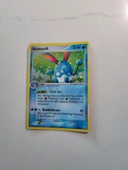 POKEMON Azumarill Delta Species 114/113 Secret Rare Holo Swirl LP - Image 5