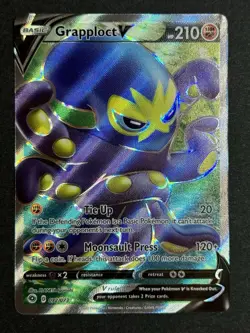 Grapploct V 072/073 Full Art Champion's Path Ultra Rare Pokemon TCG NM/MINT - Image 1