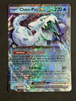 Chien-Pao ex 061/193 Paldea Evolved Double Rare Pokemon TCG NM/VLP - Image 1
