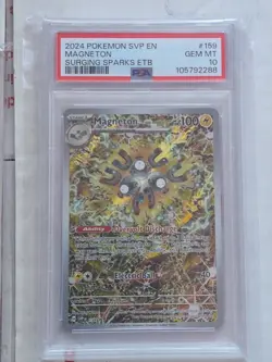 2021 POKEMON EVOLVING SKIES ALT ART LEAFEON V 167/203 & Magneton #159 PSA 10 - Image 4