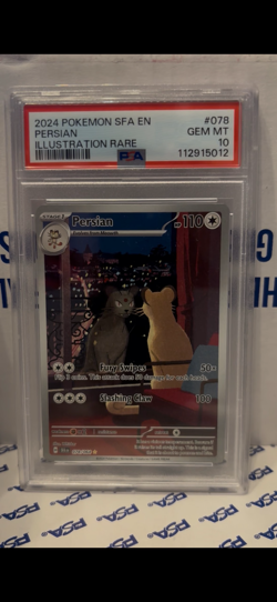2024 Pokemon SV Shrouded Fable SFA EN Persian #078/064 PSA 10 - Image 1