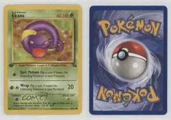 Ekans 1st Ed. Pokemon Fossil #46 1999 - Image 3