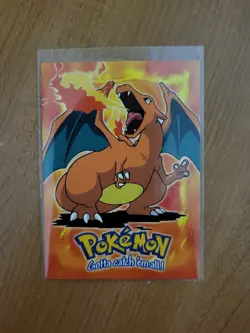 Topps Pokemon Evolution Charizard #6/12, 1999, Near Mint, Black Logo, Nvr Played - Image 1