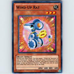 Yugioh Wind-Up Rat ORCS-EN023 Unlimited Super Rare Holo - VLP-NM 💎 - Image 1