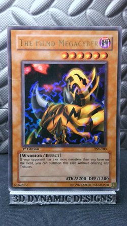 | Yugioh The Fiend Megacyber PSV-100 1st ED Ultra Rare Pharaohs Servant HP 🔥 | - Image 1