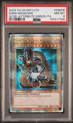2023 YU-GI-OH! LEGEND COLLECTION 25TH ANNIVERSARY EDITION DARK MAGICIAN PSA 8 - Image 1