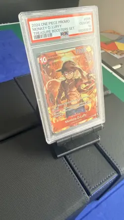 One Piece Monkey D Luffy Treasure Booster Promo ST10-006 PSA 10 - Image 3