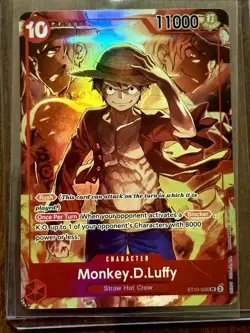 Monkey.D.Luffy (ST10-006) Treasure Booster Set Promo One Piece TCG English Foil - Image 1