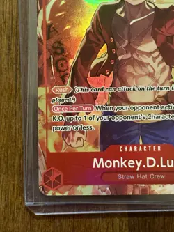 Monkey.D.Luffy (ST10-006) Treasure Booster Set Promo One Piece TCG English Foil - Image 5