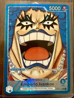 Emporio.Ivankov OP02-049 Alternate Art Leader Paramount War One Piece English - Image 1
