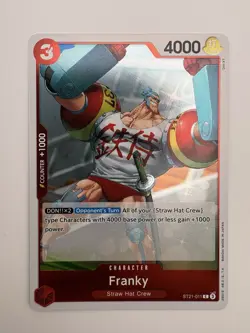 Franky OP ST21-011 - C One Piece Holo Foil NM - Image 1