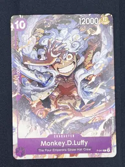Monkey.D.Luffy P-041 - Starter Deck 18: PURPLE Monkey.D.Luffy Promo Near-Mint - Image 1
