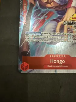 One Piece TCG Hongo OP09-011 Championship Celebration Pack 25-26 Stamped - Image 2