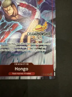 One Piece TCG Hongo OP09-011 Championship Celebration Pack 25-26 Stamped - Image 5