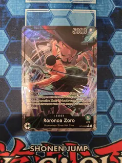 One Piece TCG Roronoa Zoro OP12-020 Leader Alt Art Legacy of the Master English - Image 1