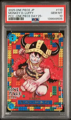 2025 ONE PIECE JPN PREMIUM COLLECTION ONE PIECE DAY'25 MONKEY D. LUFFY PSA 10 - Image 1