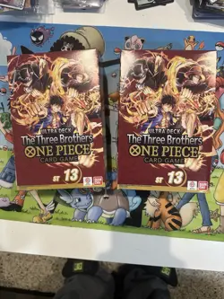 Lot Of 2 ONE PIECE Card Game ST-13 The Three Brothers Starter Deck SEALED - Image 1