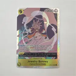 Namco One Piece CCG Jewelry Bonney Carrying on His Will OP13-108 Foil Super Rare - Image 1