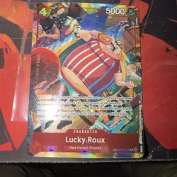 One Piece Lucky.Roux (TR) Treasure Rare OP09-015 A Fist of Divine Speed - Image 3